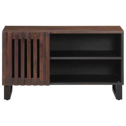 Tv-meubel 80x34x46 cm massief mangohout bruin