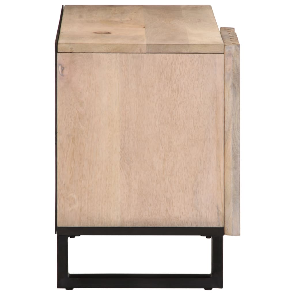 Tv-meubel 80x34x46 cm massief mangohout