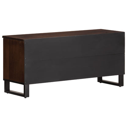 Tv-meubel 100x34x46 cm massief mangohout bruin