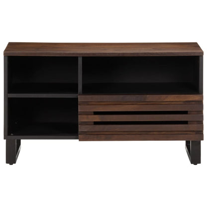 Tv-meubel 80x34x46 cm massief mangohout bruin