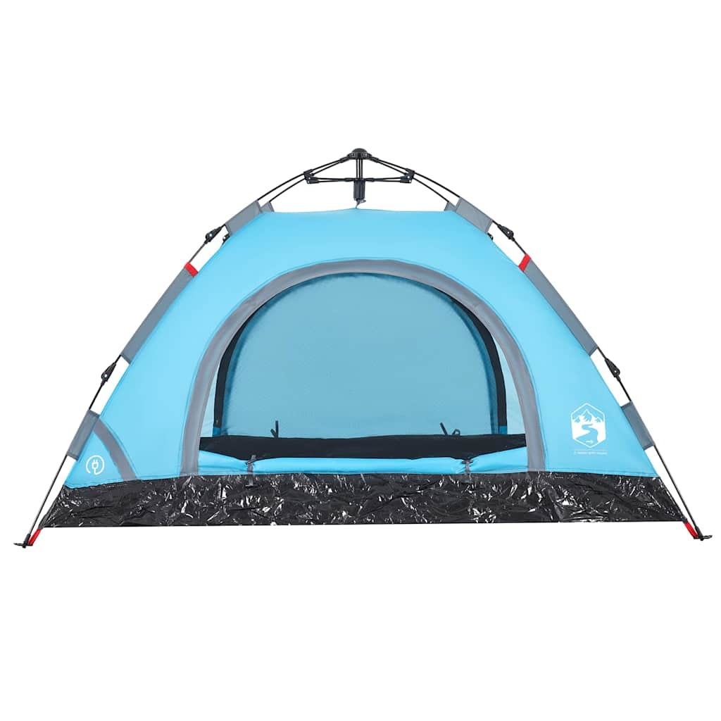 Tent 2-persoons snelontgrendeling blauw