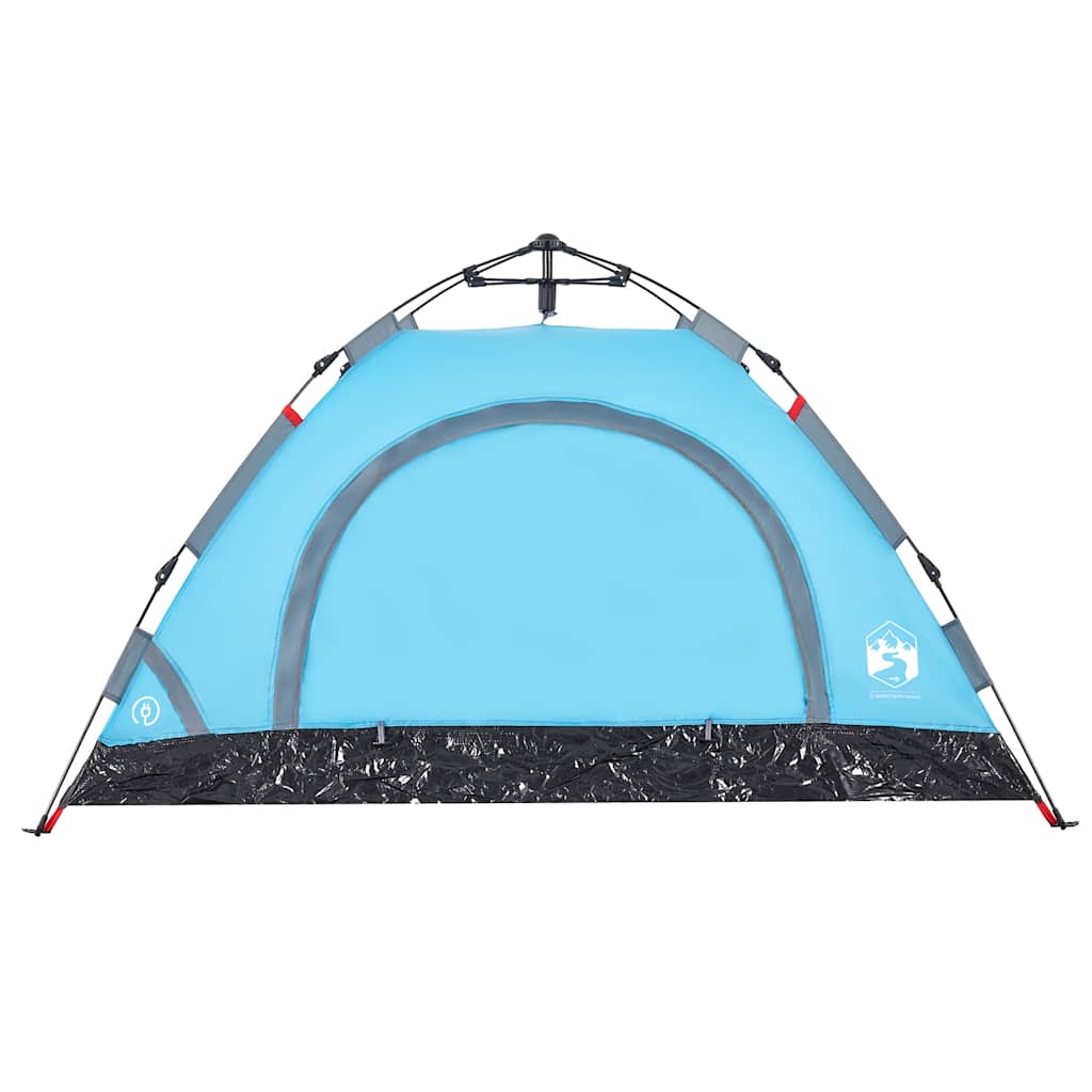 Tent 2-persoons snelontgrendeling blauw