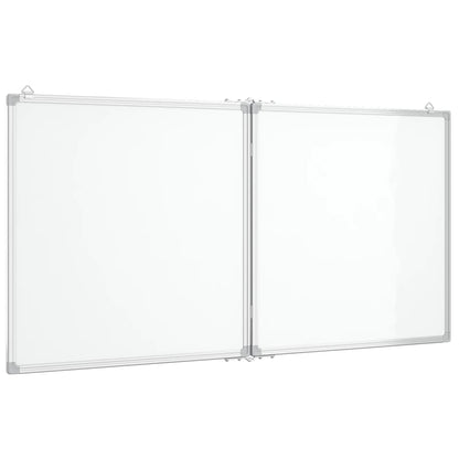 Whiteboard magnetisch inklapbaar 120x60x1,7 cm aluminium