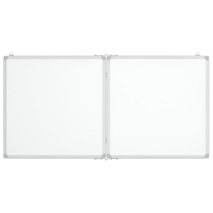 Whiteboard magnetisch inklapbaar 120x60x1,7 cm aluminium