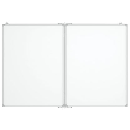 Whiteboard magnetisch inklapbaar 120x80x1,7 cm aluminium