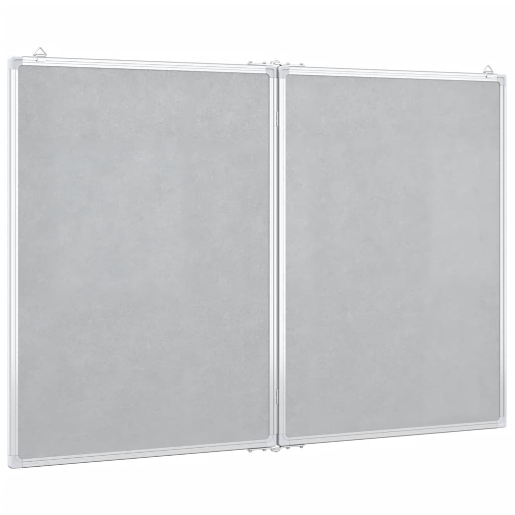 Whiteboard magnetisch inklapbaar 120x80x1,7 cm aluminium