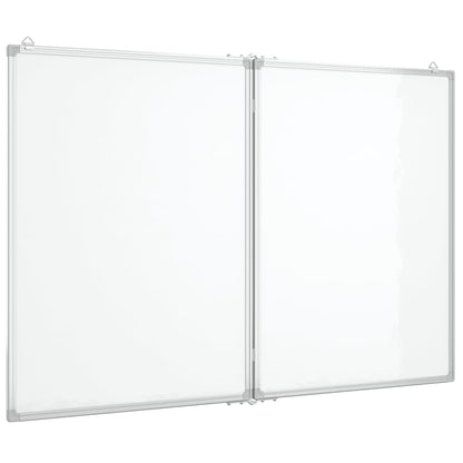 Whiteboard magnetisch inklapbaar 120x100x1,7 cm aluminium