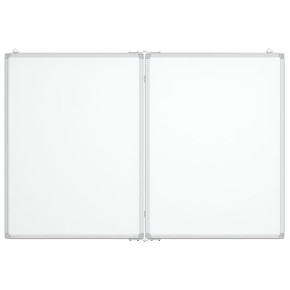 Whiteboard magnetisch inklapbaar 120x100x1,7 cm aluminium