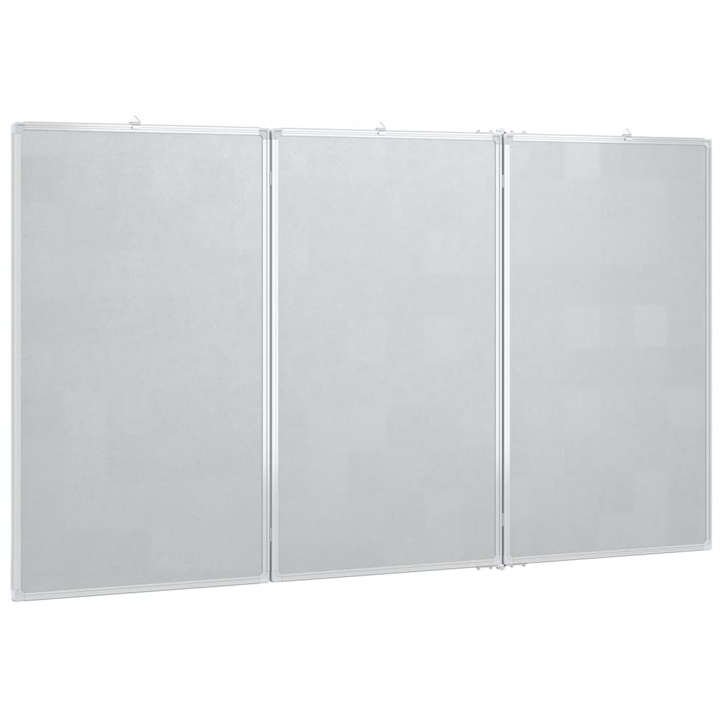 Whiteboard magnetisch inklapbaar 120x80x1,7 cm aluminium