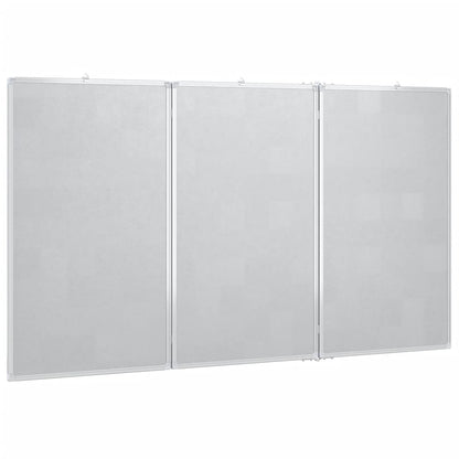 Whiteboard magnetisch inklapbaar 120x80x1,7 cm aluminium