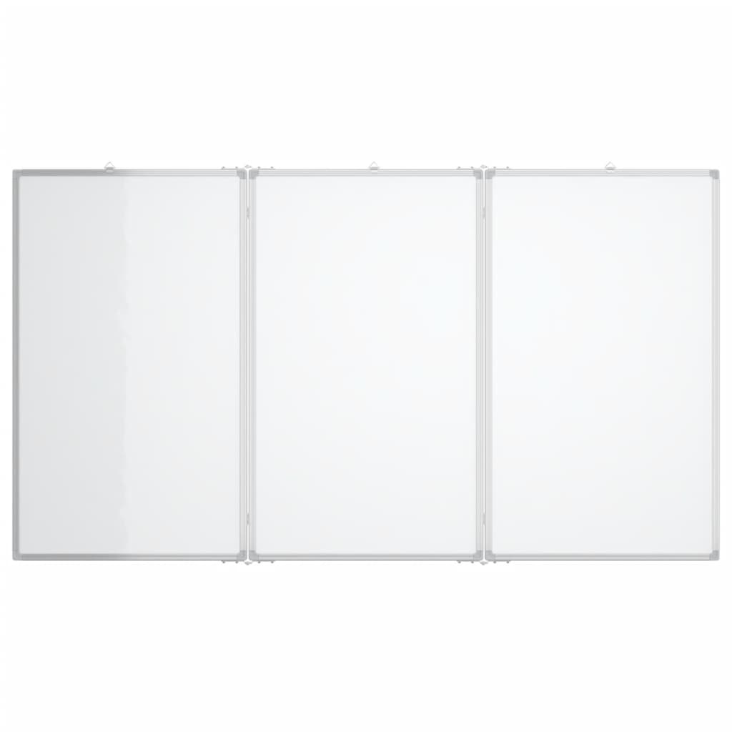 Whiteboard magnetisch inklapbaar 120x100x1,7 cm aluminium