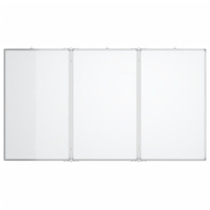 Whiteboard magnetisch inklapbaar 120x100x1,7 cm aluminium