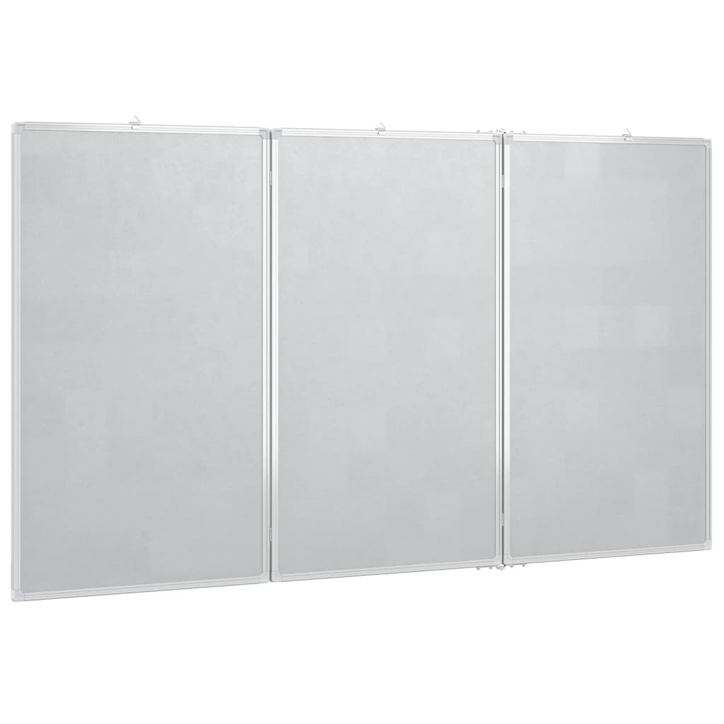 Whiteboard magnetisch inklapbaar 120x100x1,7 cm aluminium