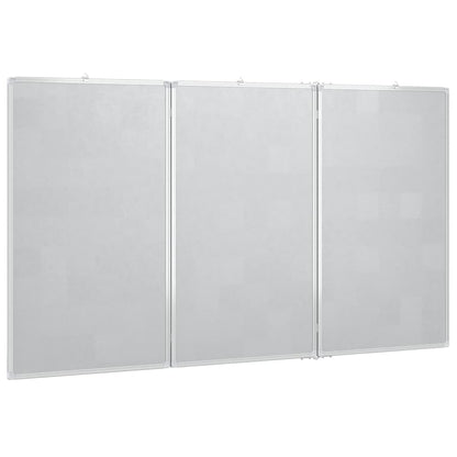 Whiteboard magnetisch inklapbaar 120x100x1,7 cm aluminium