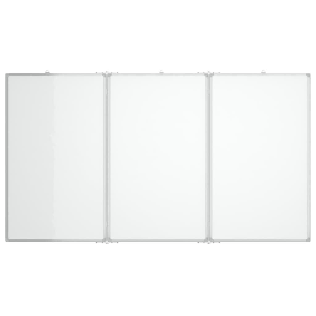 Whiteboard magnetisch inklapbaar 150x80x1,7 cm aluminium