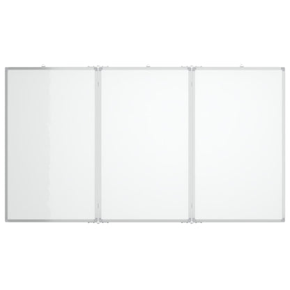 Whiteboard magnetisch inklapbaar 150x100x1,7 cm aluminium