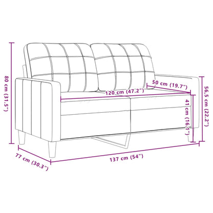 Tweezitsbank 120 cm fluweel donkergroen