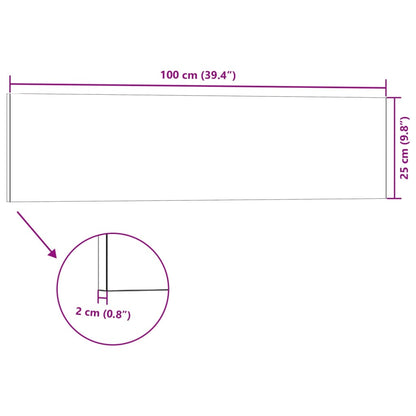 Wandpanelen 14 st 3D 100x25 cm EPS lichtgrijs