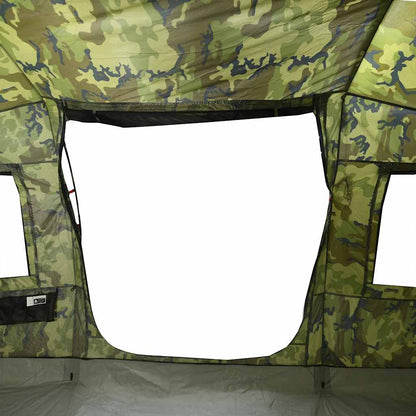 Tunneltent 4-persoons waterdicht camouflage