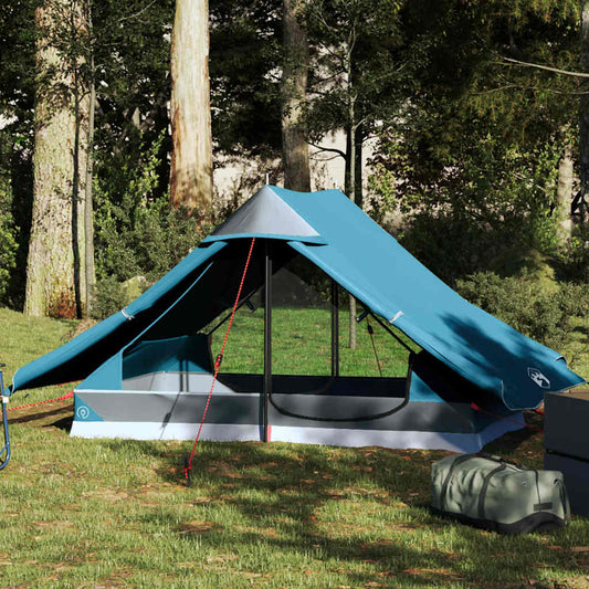 Tent 2-persoons waterdicht blauw