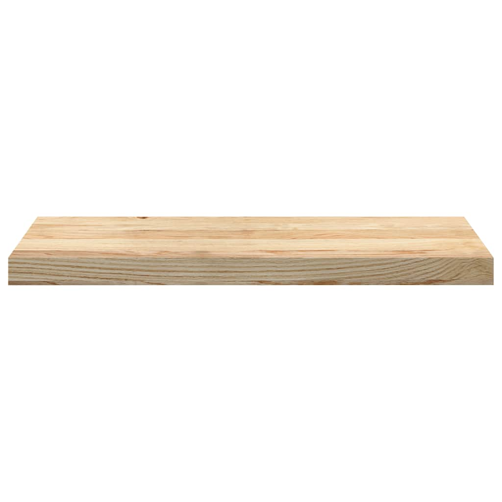 Vensterbanken 2 st onbehandeld 70x25x2 cm massief eikenhout