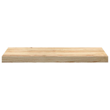 Vensterbanken 2 st onbehandeld 70x25x2 cm massief eikenhout