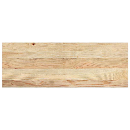 Vensterbanken 2 st onbehandeld 70x25x2 cm massief eikenhout