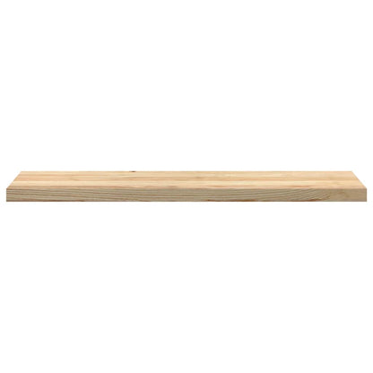 Vensterbanken 2 st onbehandeld 110x25x2 cm massief eikenhout