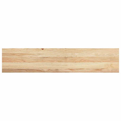 Vensterbanken 2 st onbehandeld 120x25x2 cm massief eikenhout