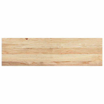 Vensterbanken 2 st onbehandeld 90x30x2 cm massief eikenhout