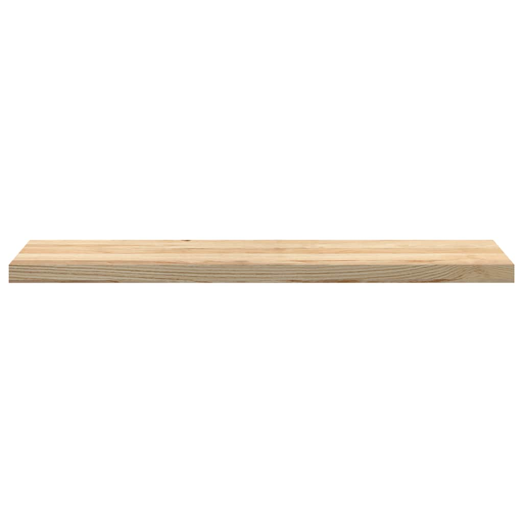 Vensterbanken 2 st onbehandeld 110x30x2 cm massief eikenhout