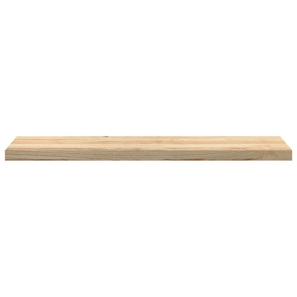 Vensterbanken 2 st onbehandeld 110x30x2 cm massief eikenhout