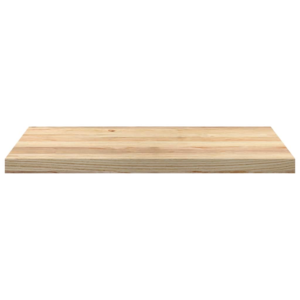 Vensterbanken 2 st onbehandeld 80x40x2 cm massief eikenhout