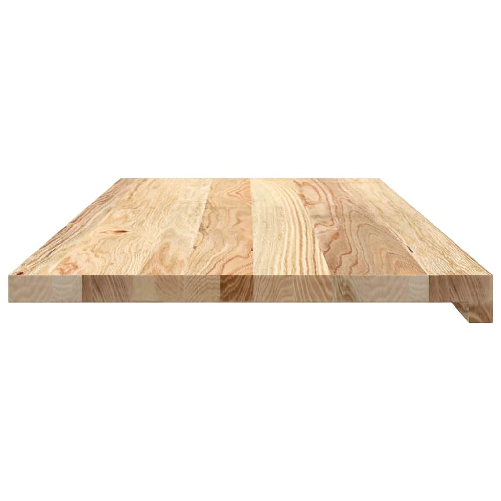 Vensterbanken 2 st onbehandeld 90x40x2 cm massief eikenhout