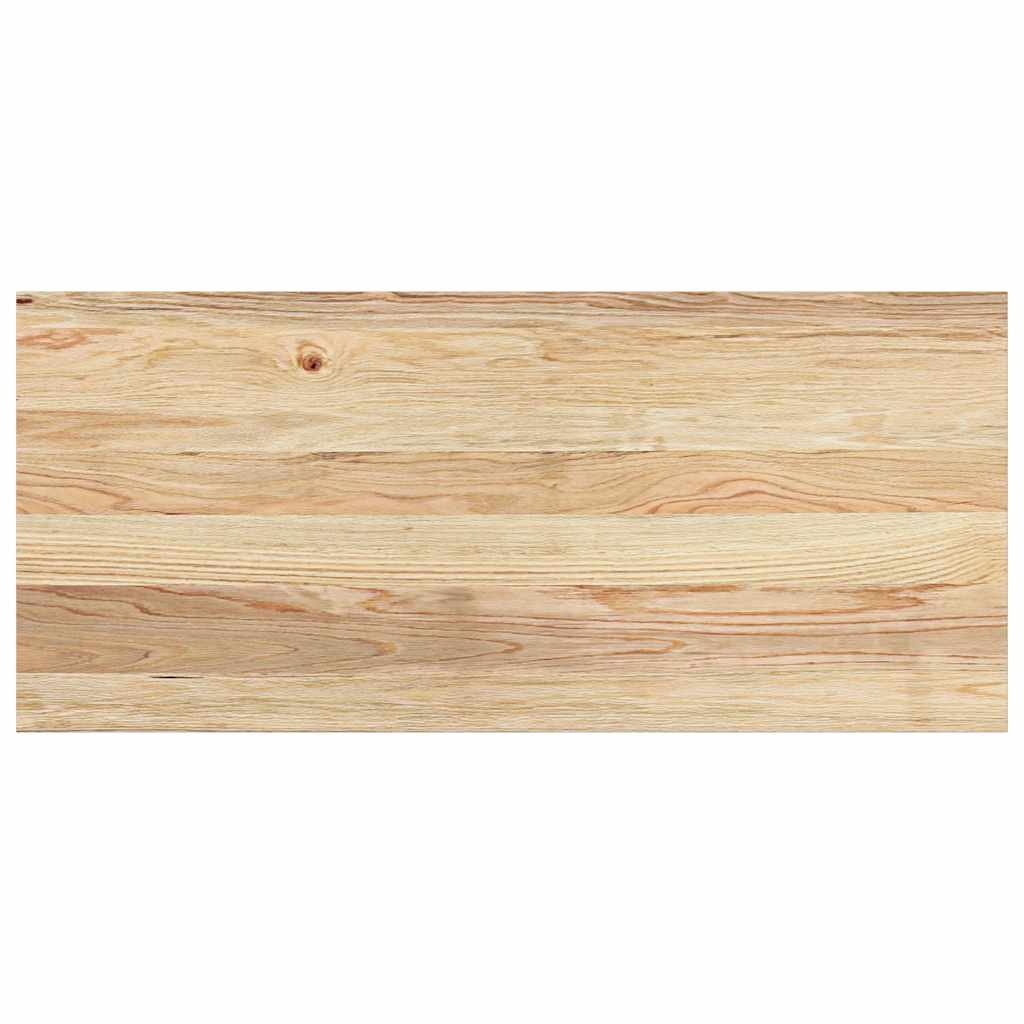 Vensterbanken 2 st onbehandeld 90x40x2 cm massief eikenhout