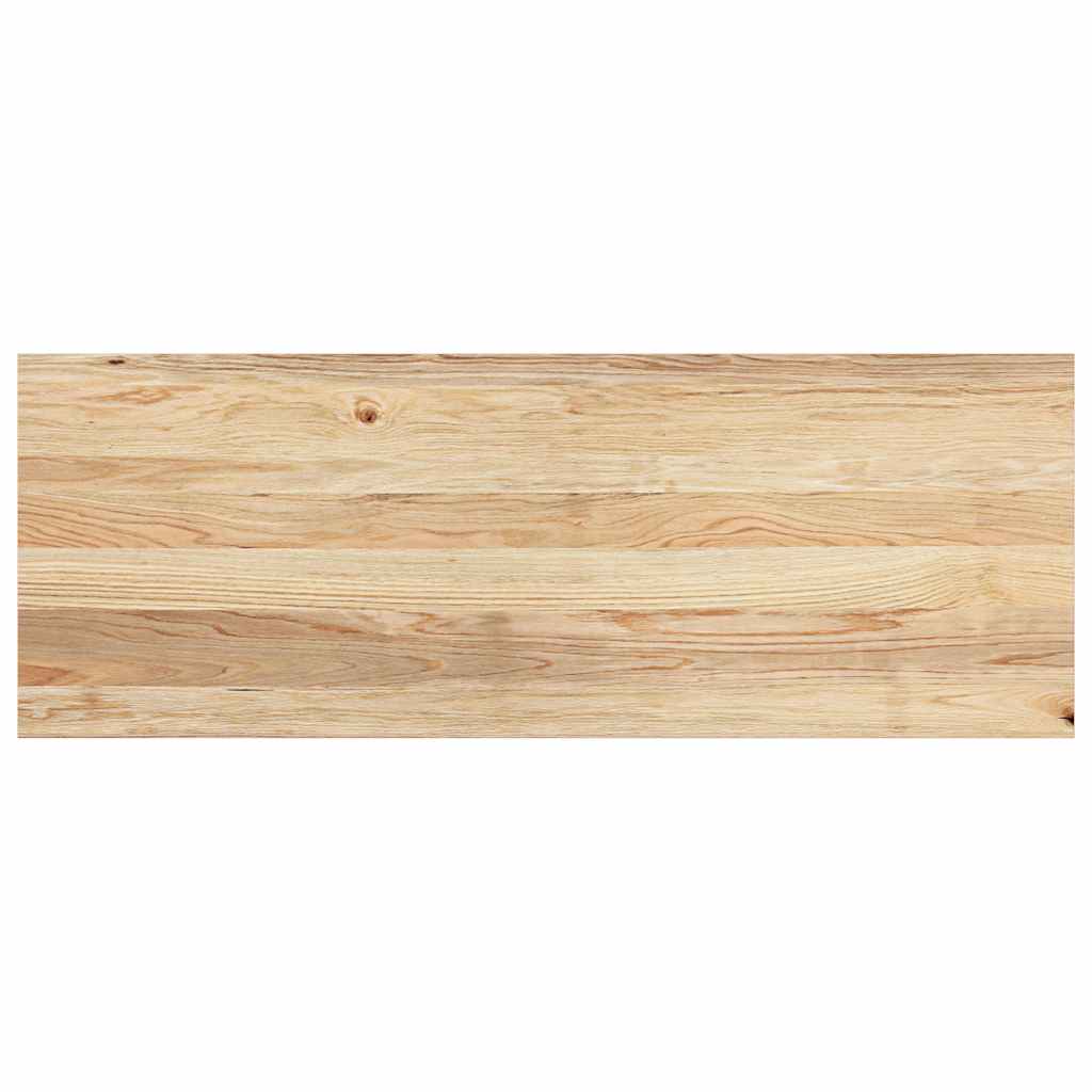 Vensterbanken 2 st onbehandeld 110x40x2 cm massief eikenhout