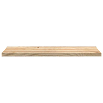 Vensterbanken 2 st onbehandeld 120x40x2 cm massief eikenhout