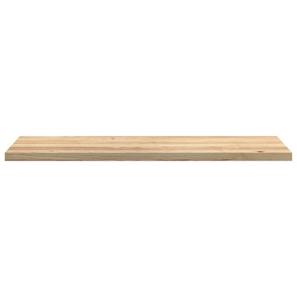 Vensterbanken 2 st onbehandeld 140x40x2 cm massief eikenhout