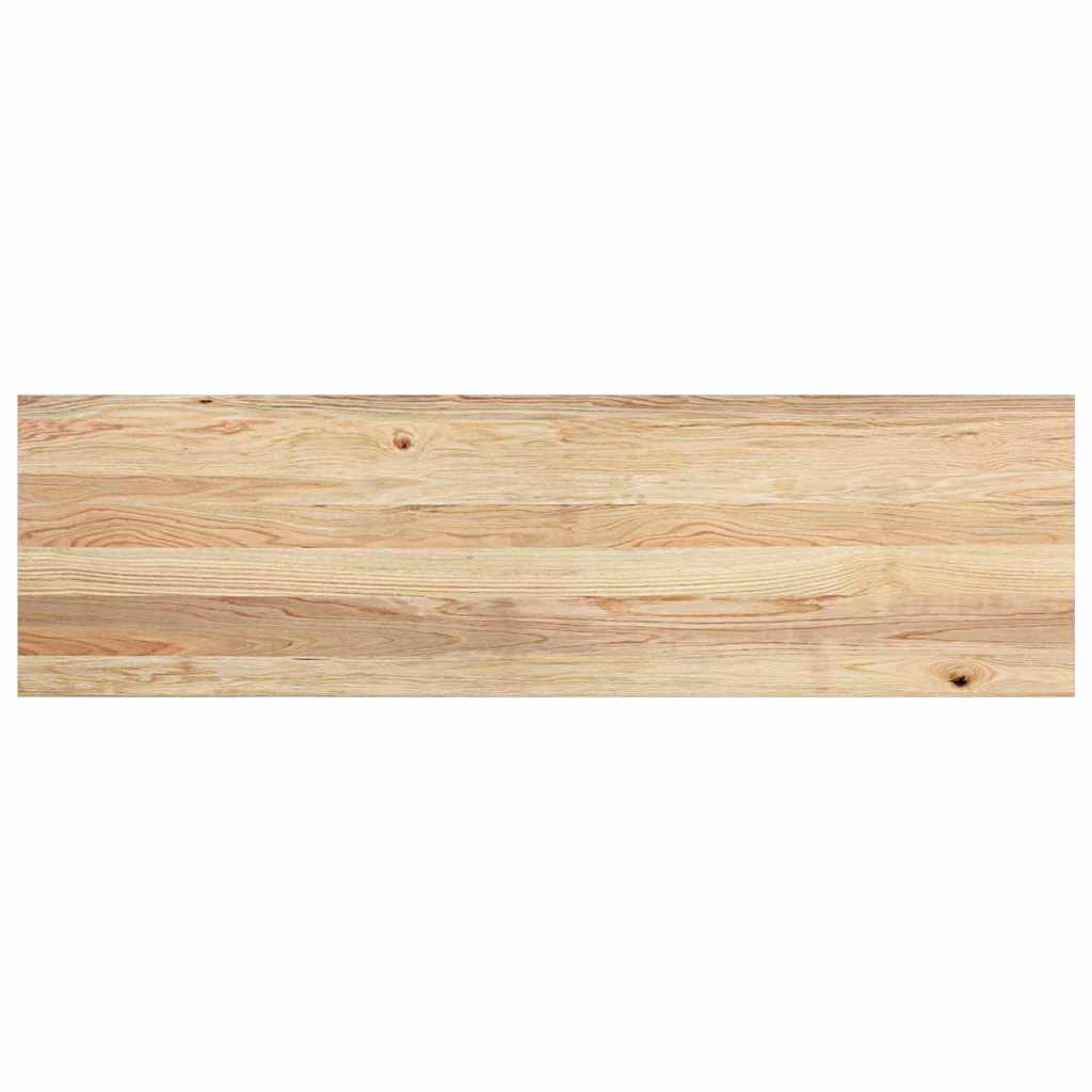 Vensterbanken 2 st onbehandeld 140x40x2 cm massief eikenhout