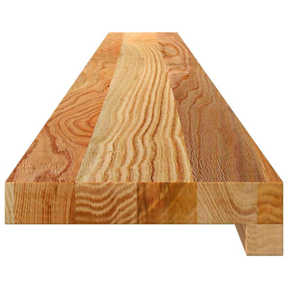 Vensterbanken 2 st 140x15x2 cm massief eikenhout lichtbruin