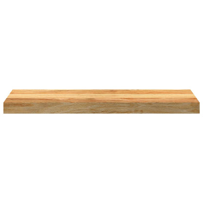 Vensterbanken 2 st 70x20x2 cm massief eikenhout lichtbruin