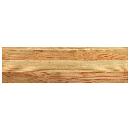 Vensterbanken 2 st 70x20x2 cm massief eikenhout lichtbruin