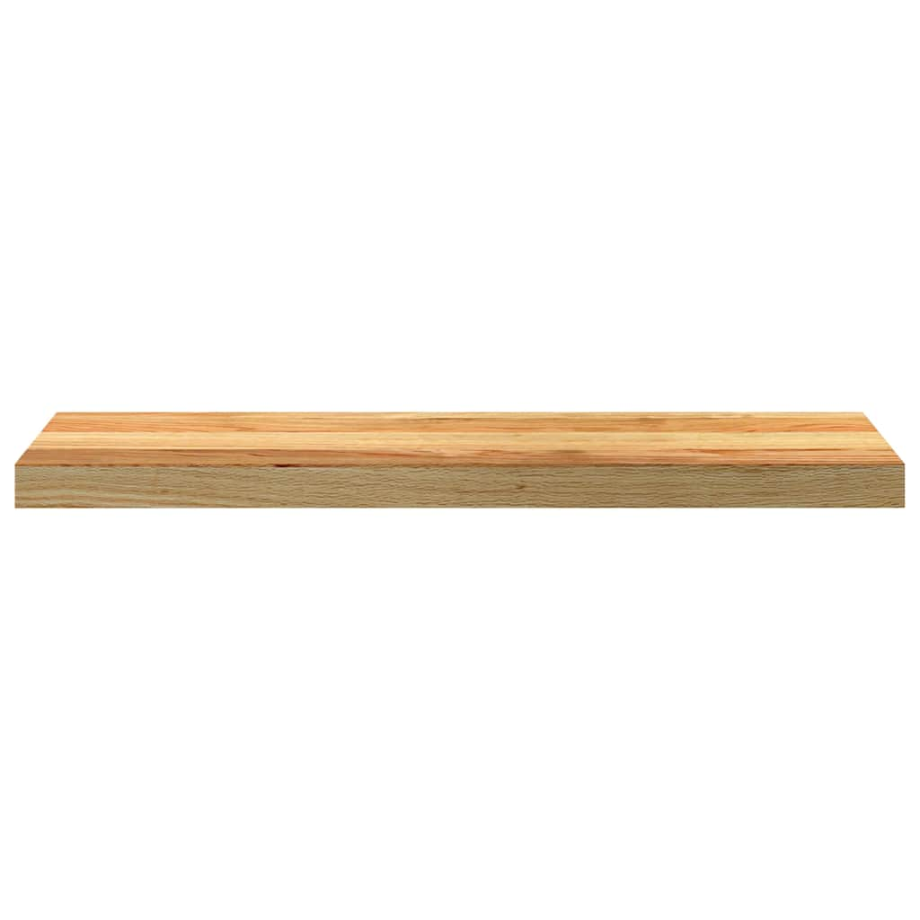 Vensterbanken 2 st 80x20x2 cm massief eikenhout lichtbruin