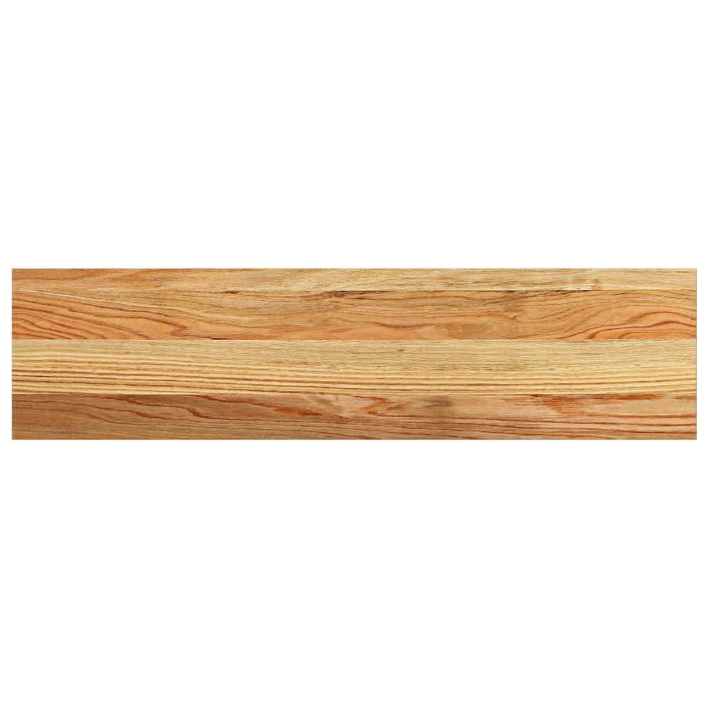 Vensterbanken 2 st 80x20x2 cm massief eikenhout lichtbruin