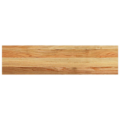 Vensterbanken 2 st 80x20x2 cm massief eikenhout lichtbruin