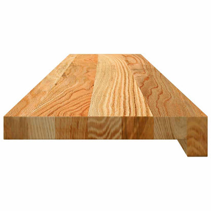 Vensterbanken 2 st 100x20x2 cm massief eikenhout lichtbruin