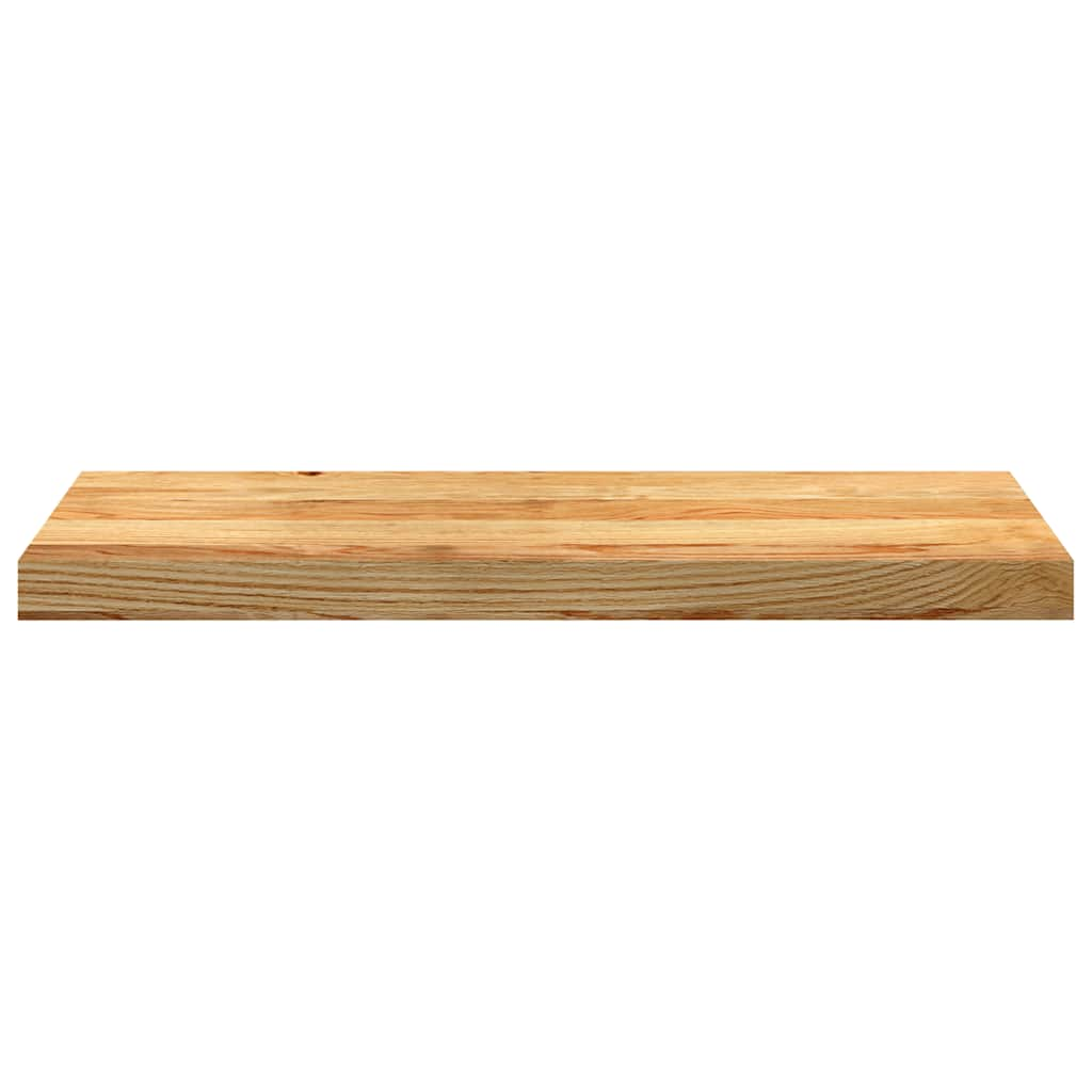 Vensterbanken 2 st 70x25x2 cm massief eikenhout lichtbruin