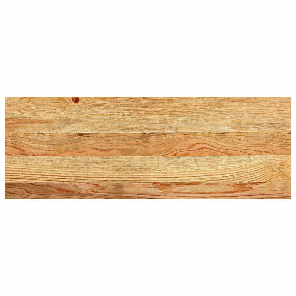 Vensterbanken 2 st 70x25x2 cm massief eikenhout lichtbruin