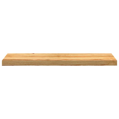 Vensterbanken 2 st 90x25x2 cm massief eikenhout lichtbruin