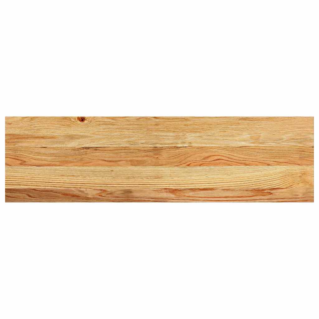 Vensterbanken 2 st 90x25x2 cm massief eikenhout lichtbruin